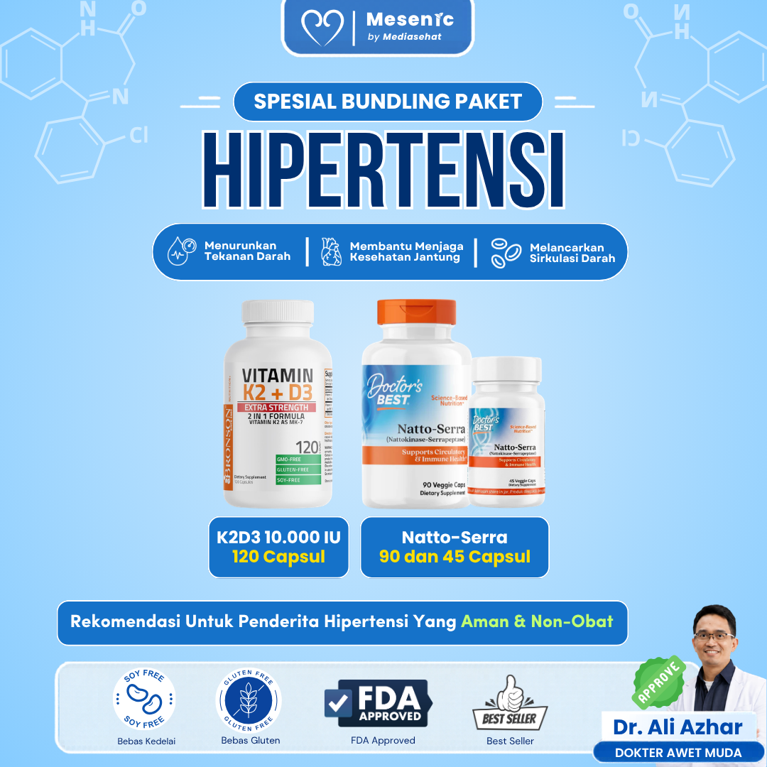 Paket Bundling Hipertensi - Dukung Jantung & Pembuluh Darah