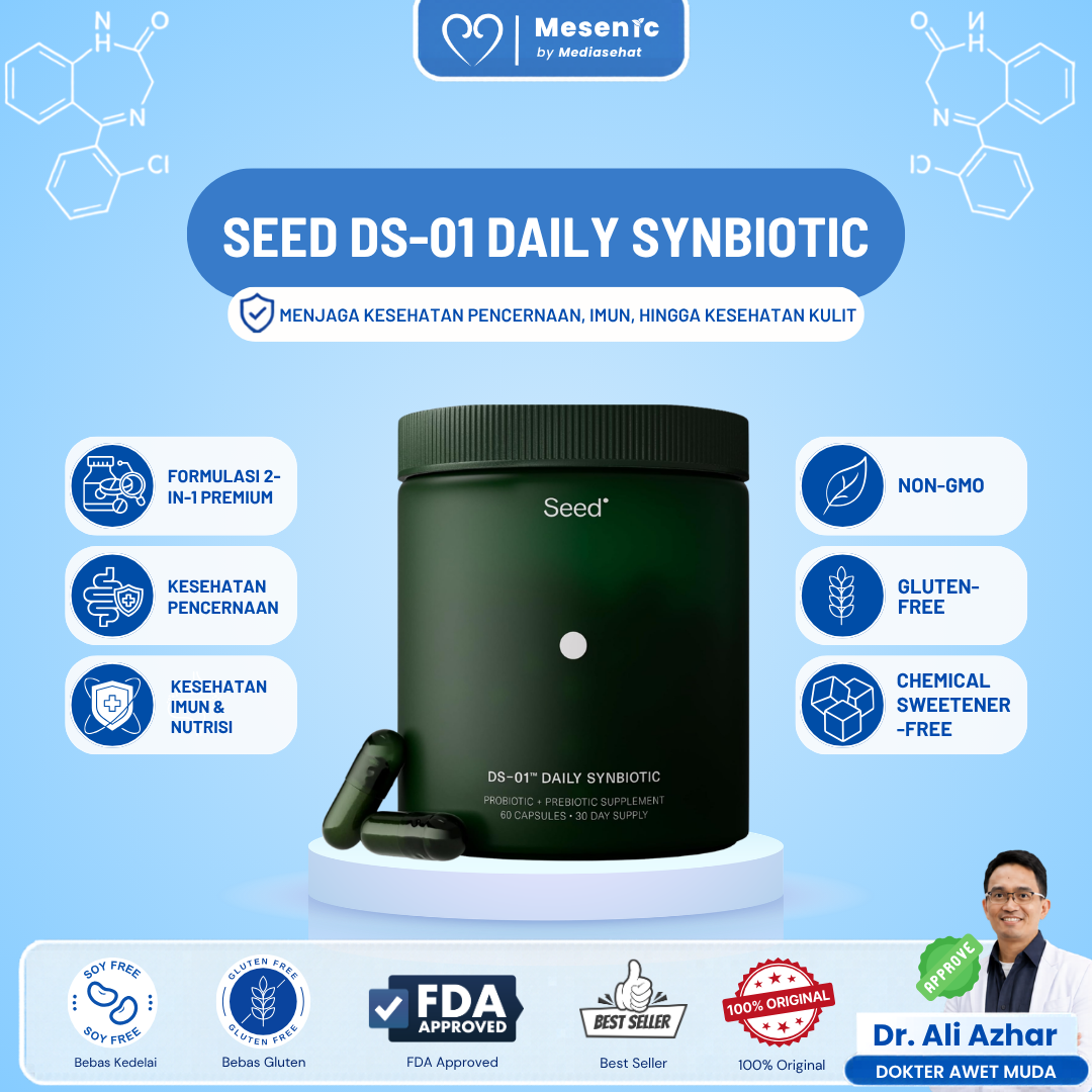 Seed DS-01 Daily Synbiotic - Prebiotic and Probiotic - 53.6 Billion AFU