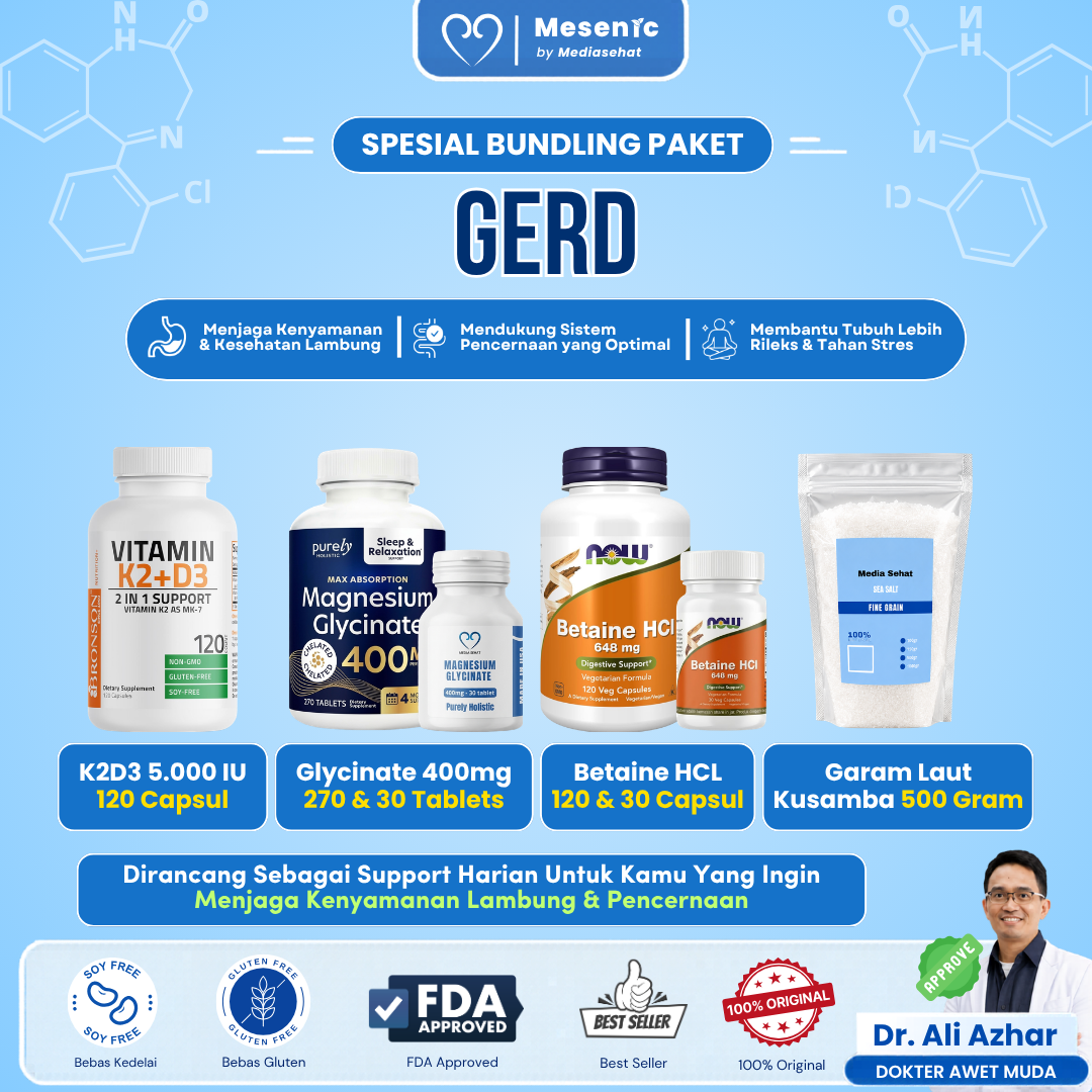 Paket Bundling GERD - Support Lambung & Sistem Pencernaan | Original