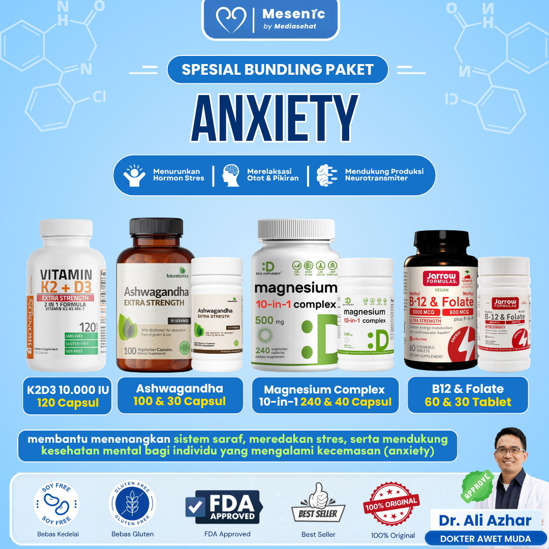 Paket Bundling Hemat Anxiety/Kecemasan Berlebih