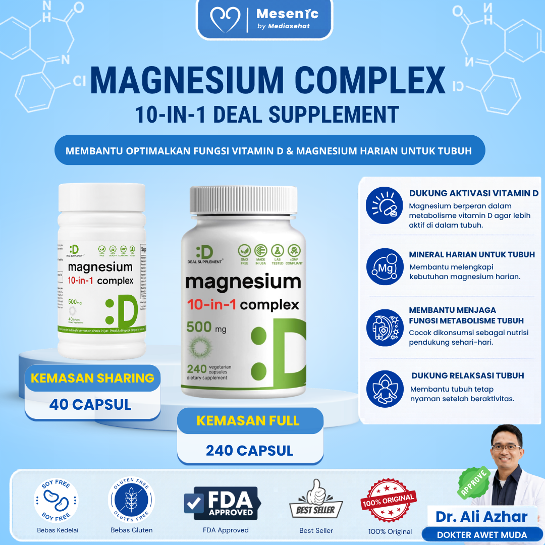 Deal Supplement Magnesium Complex 10-in-1 500mg