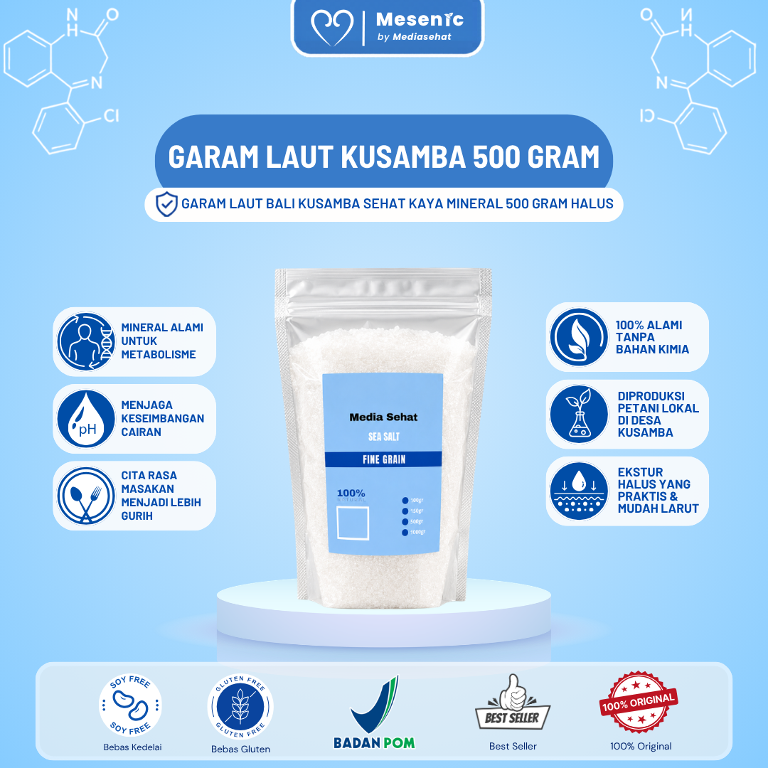 Garam Laut Kusamba Organik 100% Natural