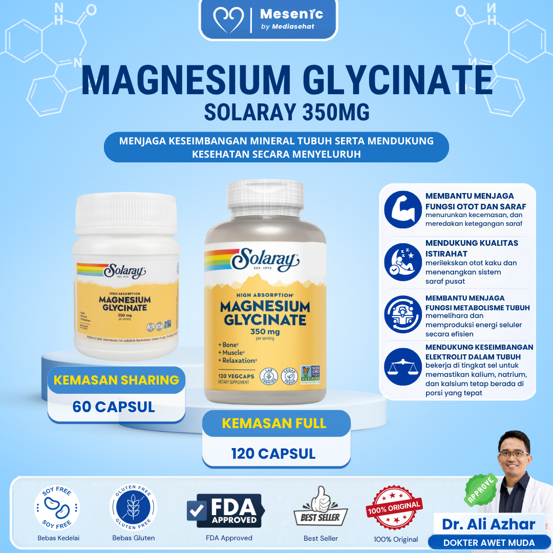 Solaray Magnesium Glycinate 350mg