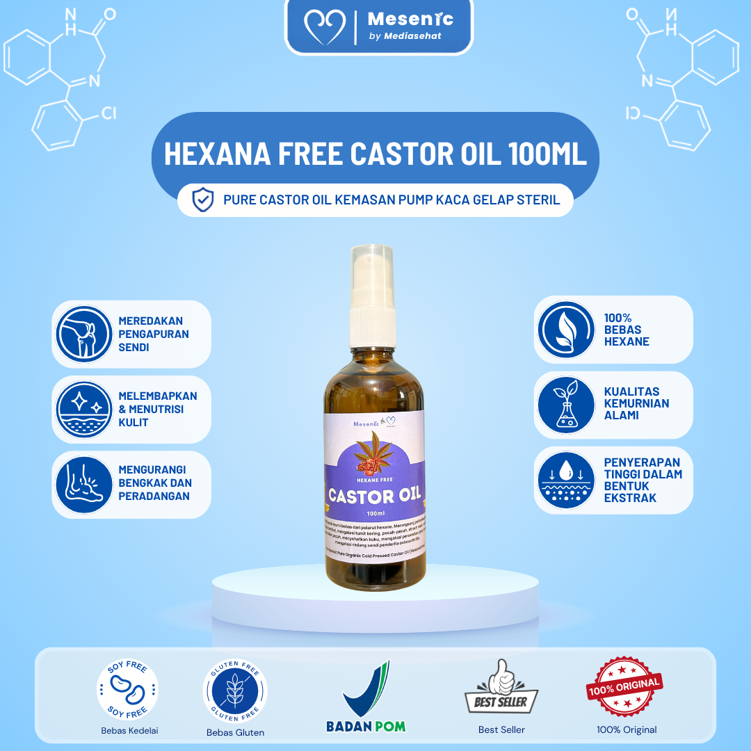 Hexane Free Castor Oil 100ml