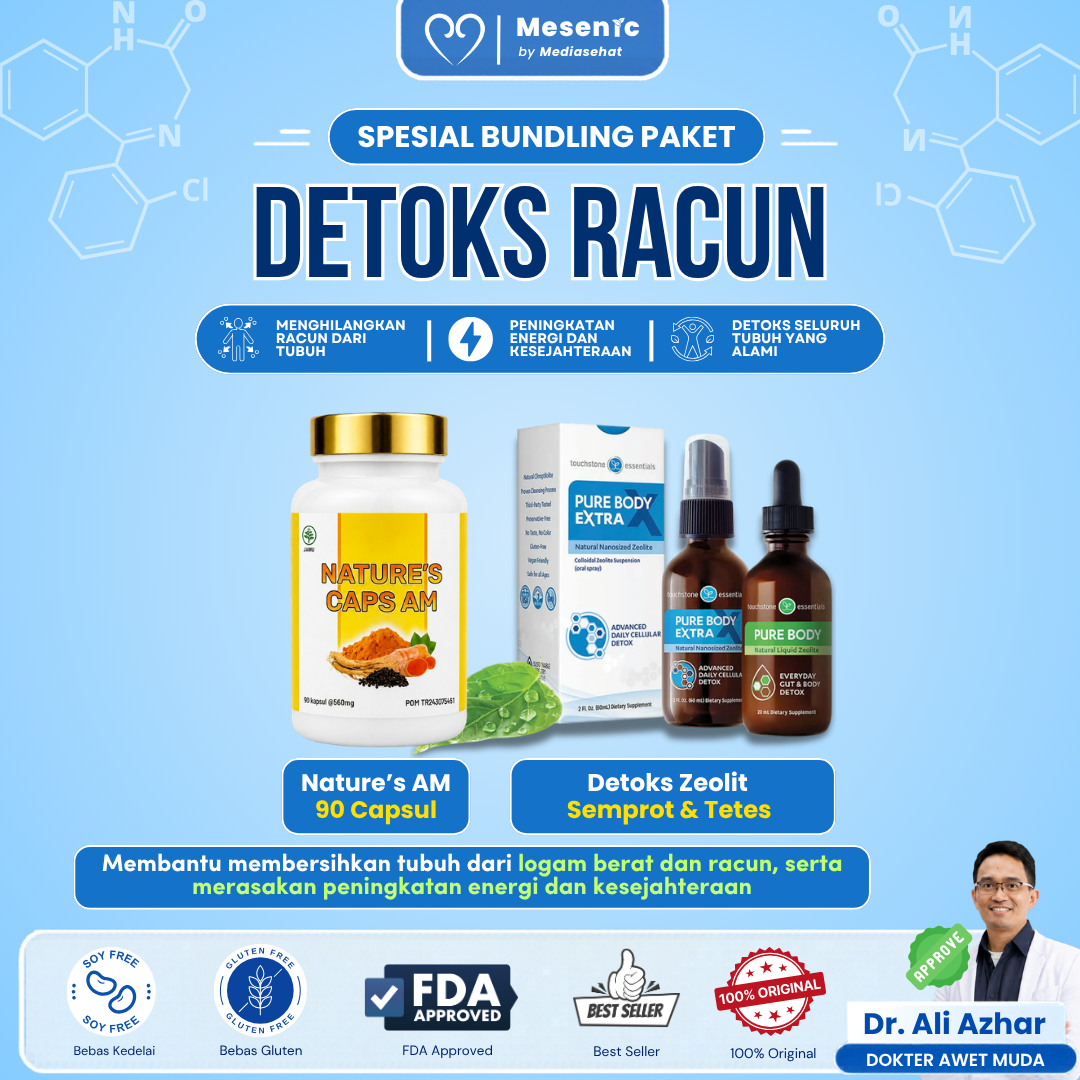 Paket Bundling Support Detoks Racun - Bantu Kurangi Paparan Racun Lingkungan, Support Imun & Antioksidan
