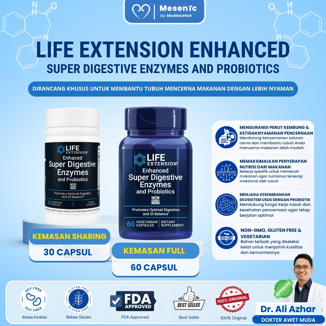 Life Extension Enhanced Super Digestive Enzymes & Probiotics