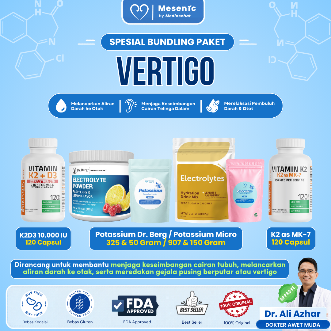 Paket Bundling Vertigo - Paket Stabilkan Kepala & Kurangi Vertigo