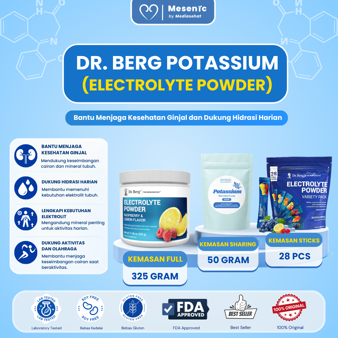 Dr. Berg Bubuk Potassium atau Electrolyte Powder