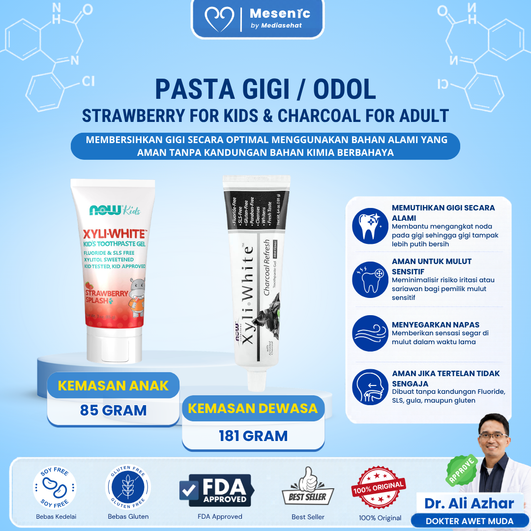 Pasta Gigi XyliWhite Dewasa 181g & Anak 85g - Fluoride Free & SLS Free