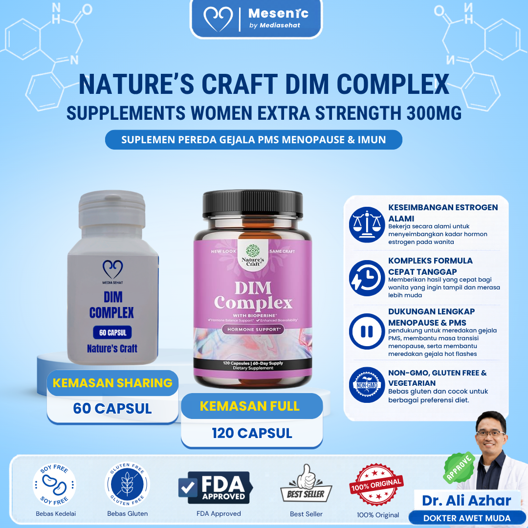 Nature's Craft DIM Supplement for Women - Keseimbangan Hormon untuk Wanita