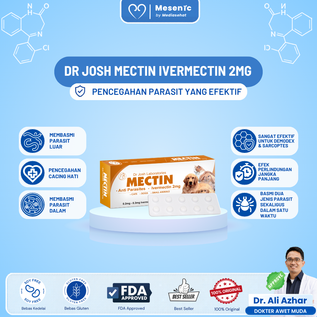 Dr Josh Laboratories Mectin Ivermectin 2mg