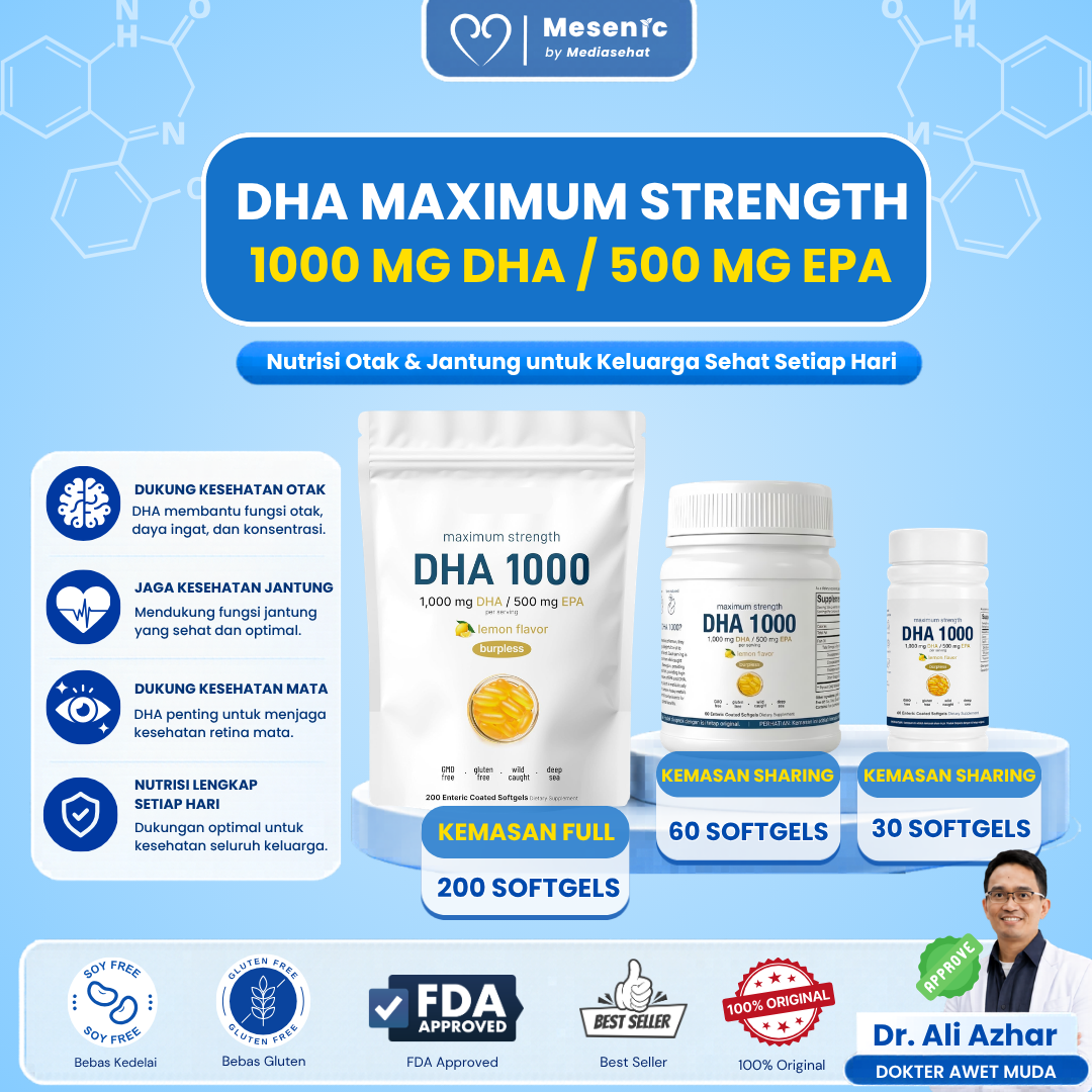 Micro Ingredients Omega 3 DHA 1000mg + EPA 500mg – Rasa Lemon