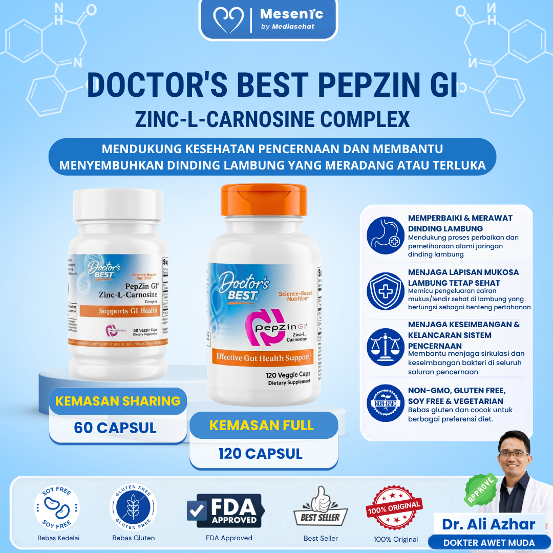 Doctor's Best PepZinGl - Zinc L Carnosine Complex