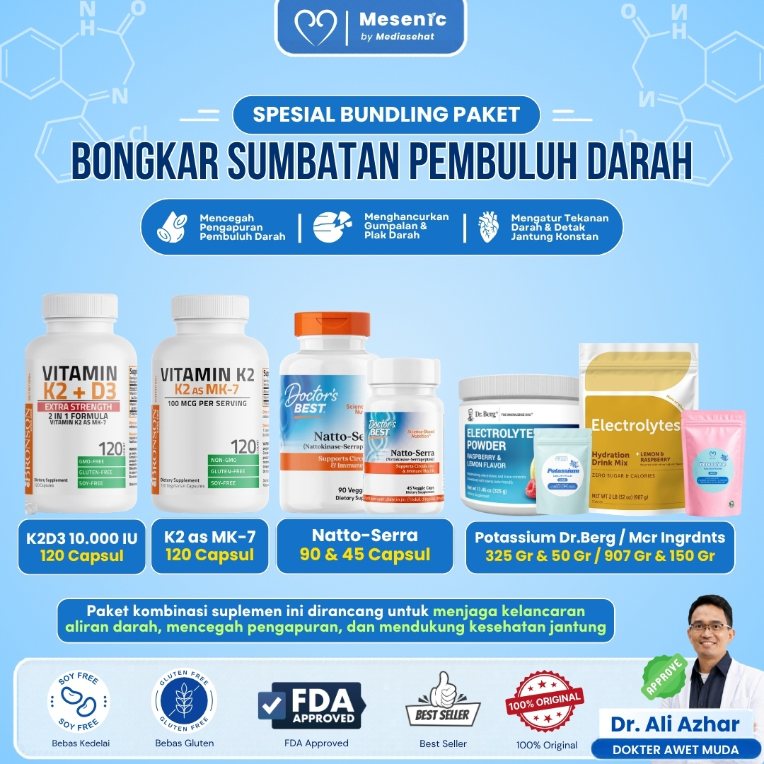 Paket Bundling Bongkar Sumbatan Pembuluh Darah