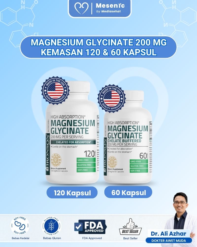 Bronson Magnesium Glycinate 200mg