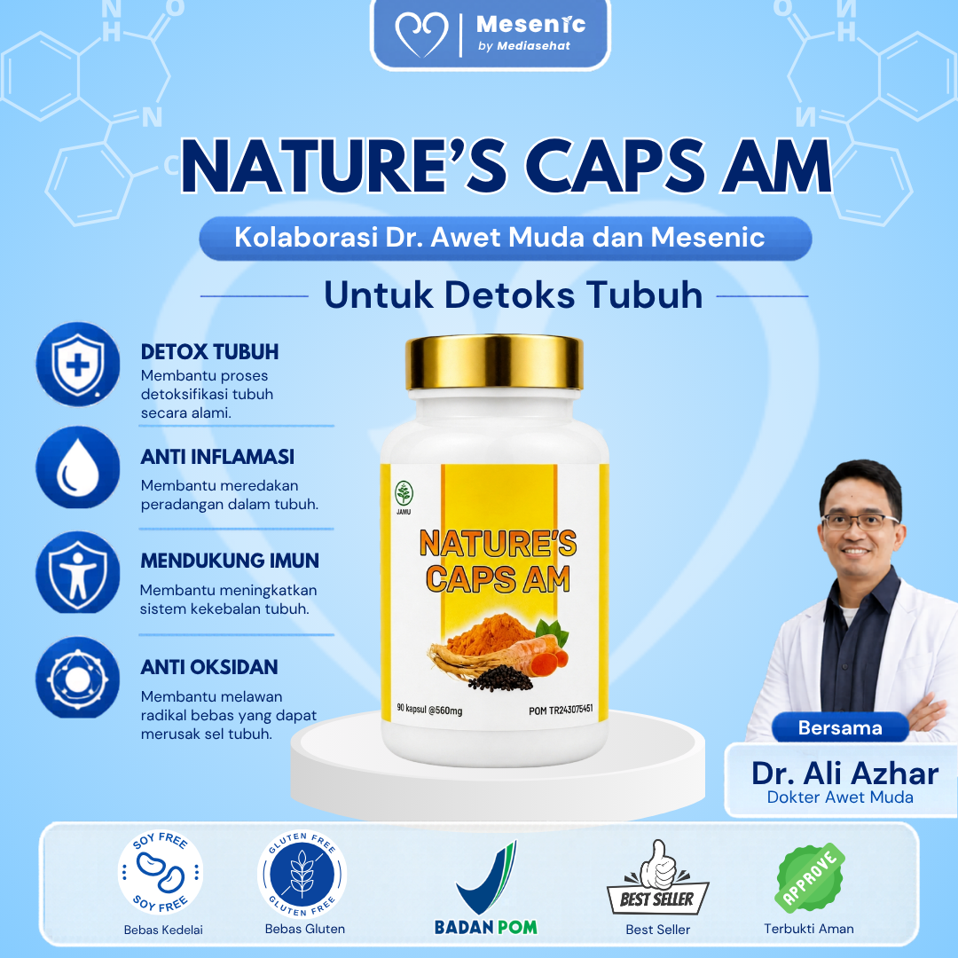 Nature's Caps AM -  Jamu Kunyit Original Dokter Awet Muda