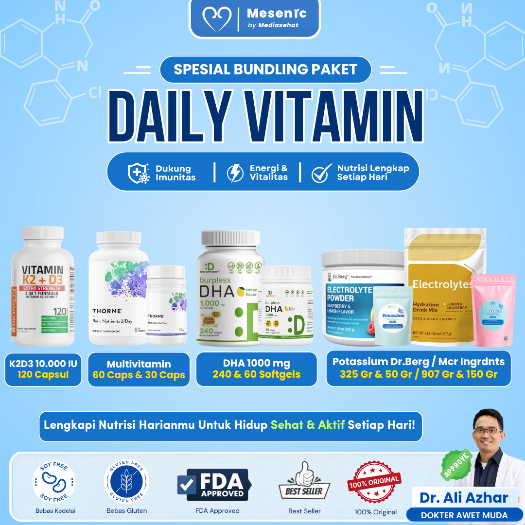 Paket Bundling Daily Vitamin - Vitamin Kebutuhan Tubuh Setiap Hari