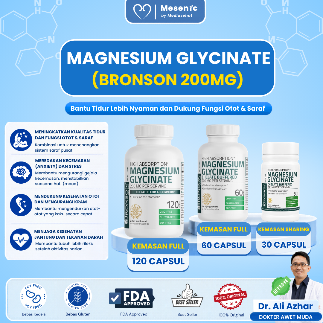 Bronson Magnesium Glycinate 200mg